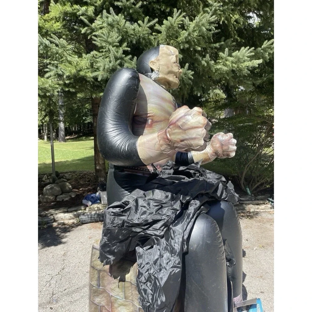 Vintage Van Helsing 2004 Inflatable 7' Monsters Frankenstein Sfi Halloween